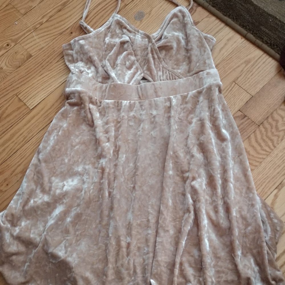 Velvet skater dress